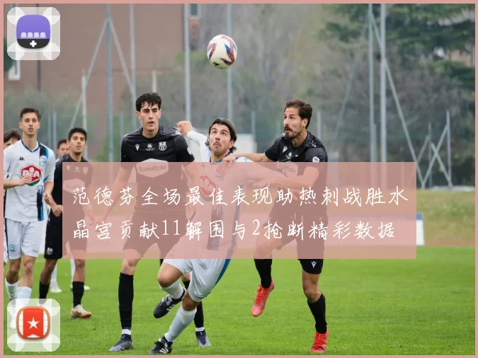 范德芬全场最佳表现助热刺战胜水晶宫贡献11解围与2抢断精彩数据