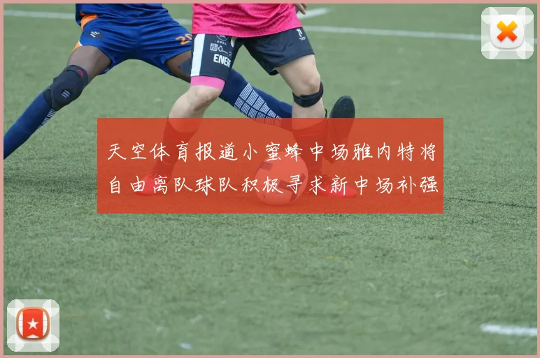 天空体育报道小蜜蜂中场雅内特将自由离队球队积极寻求新中场补强