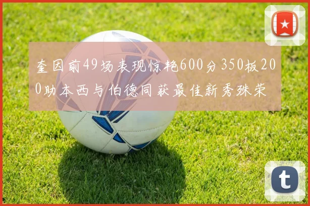 奎因前49场表现惊艳600分350板200助本西与伯德同获最佳新秀殊荣